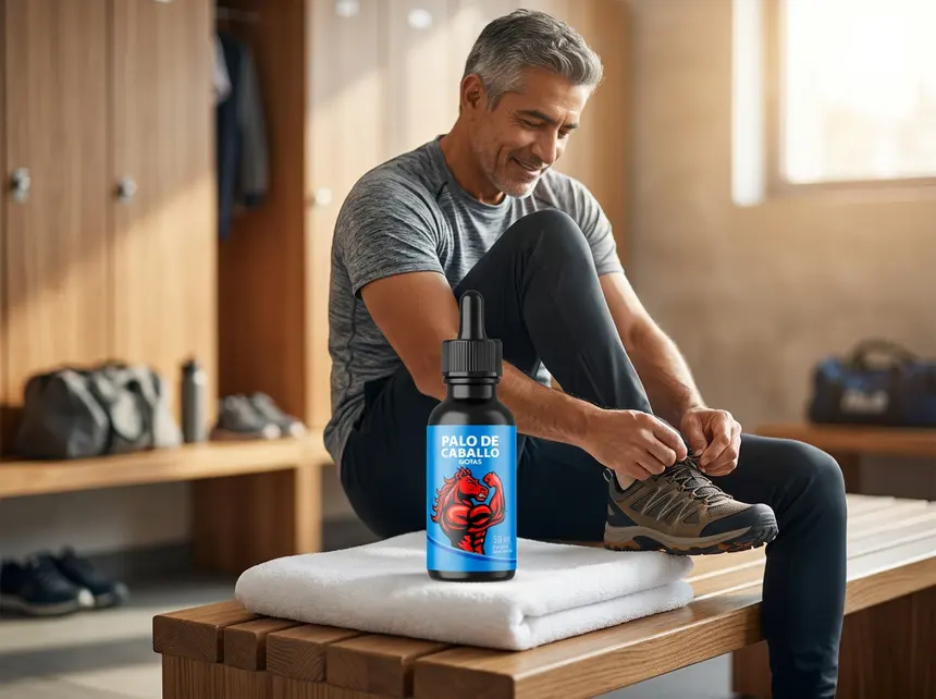 Hombre activo y saludable