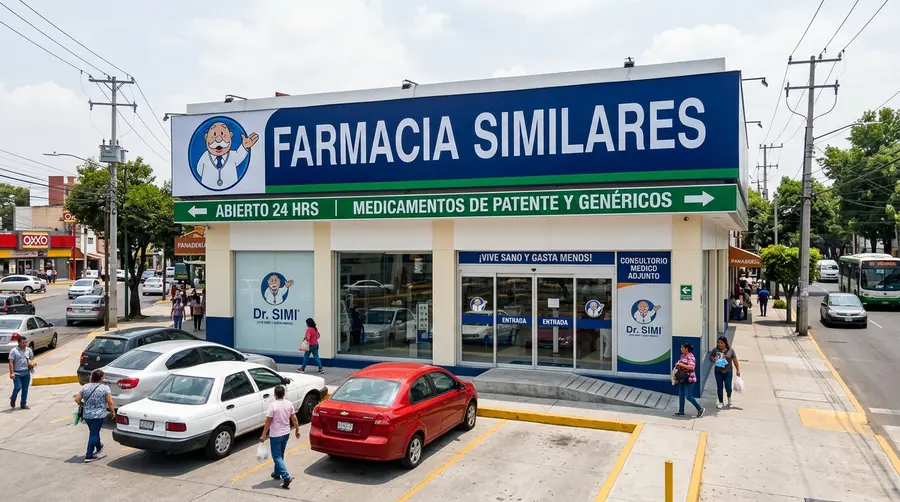 Farmacias Similares — mostrador y productos